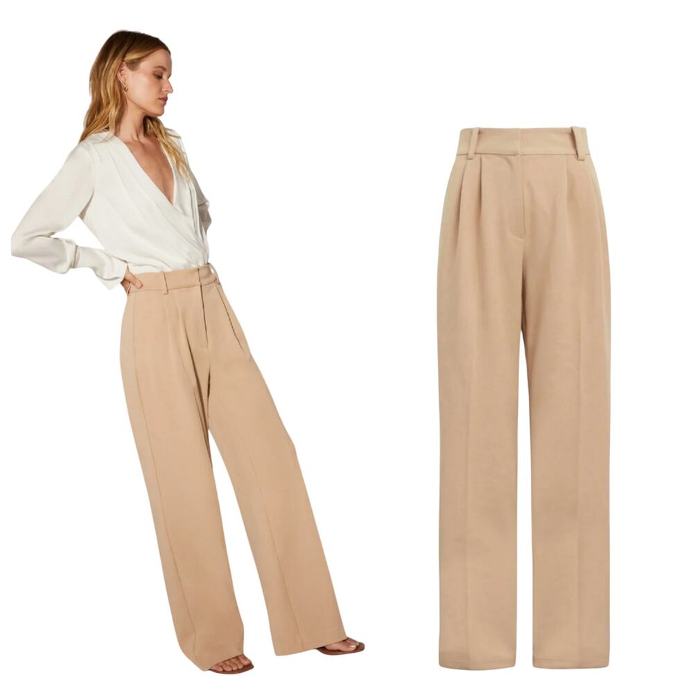 Favorite Daughter Tan Wide Leg Pants